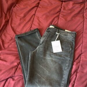 Kancan boyfriend black cropped jeans